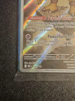 Pokemon TCG Alakazam IR Black Star Promo Card 009 Mega Evolution (Sealed) - Image 5