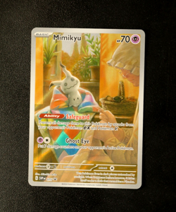 Pokemon Card TCG - Mimikyu SVP075 - Paldean Fates - Black Star Promo - NM ⭐ - Image 1