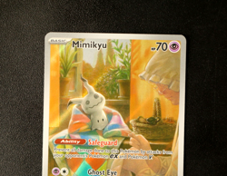 Pokemon Card TCG - Mimikyu SVP075 - Paldean Fates - Black Star Promo - NM ⭐ - Image 2