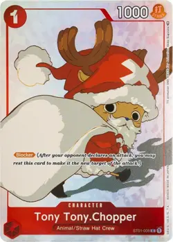 Tony Tony.Chopper Gift Collection 2023 One Piece Promotion Cards ST01-006 Santa - Image 1