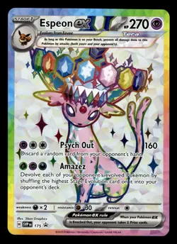 Espeon ex SVP 175 & Umbreon 176 Ultra Rare Black Star Promo Set Pokemon Card - Image 4