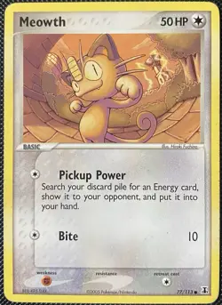 Meowth 77/113 Delta Species Regular - Pokemon Card - Image 1