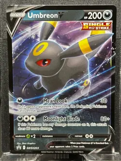 Umbreon V SWSH203 - Black Star Promo - Ultra Rare Pokemon Card - Near Mint (NM) - Image 1