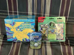 Pokemon TCG Ascended Heroes BUNDLE - ETB, Mini Tin, & Booster Pack- *SEALED NEW* - Image 1