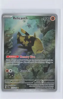 Relicanth 173/162 Illustration Rare Temporal Forces Pokemon NM - Image 1
