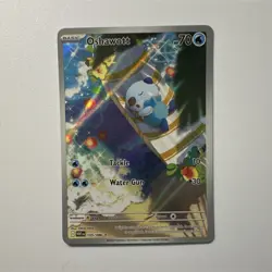 Pokemon TCG Oshawott Illustration Rare Full Art Holo 105/086 SV: White Flare - Image 1