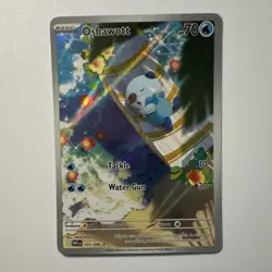 Pokemon TCG Oshawott Illustration Rare Full Art Holo 105/086 SV: White Flare - Image 2