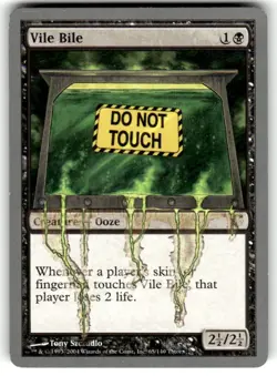 Vile Bile Unhinged Regular MTG - Image 1