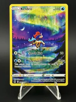 Pokemon Keldeo Ultra Rare Holo Crown Zenith: Galarian Gallery GG07/GG70 NM - Image 1