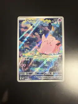 Lillie's Clefairy ex Special Illustration Rare Holo Sv09 184/159 Pokemon - Image 1