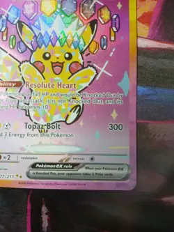 Pokemon TCG Pikachu ex 277/217 Ascended Heroes Special Illustration Rare NM - Image 3