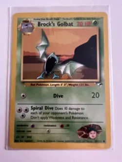 Brock's Golbat 39/132 Uncommon Excellent Condition Gym Heroes WOTC - Image 1