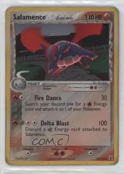 Salamence Pokemon EX Delta Species #14 2005 - Image 1