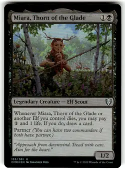 FOIL MTG Miara, Thorn of the Glade Commander Legends Foil - Image 1
