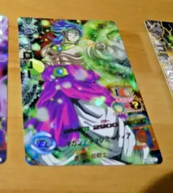 DRAGON BALL Z GT DBZ DBS HEROES CARD PRISM HOLO CARTE HG7-31 Broly SR DBH MINT - Image 1