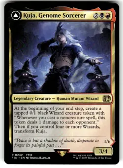 x1 Kuja, Genome Sorcerer // Trance Kuja, Fate Defied R MTG Final Fantasy M/NM, E - Image 1