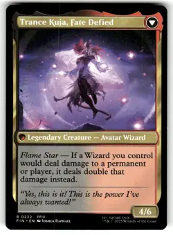 x1 Kuja, Genome Sorcerer // Trance Kuja, Fate Defied R MTG Final Fantasy M/NM, E - Image 2