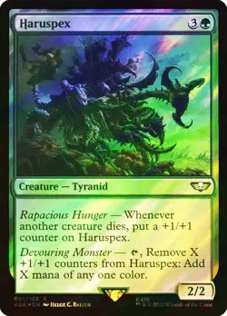 MTG FOIL Haruspex Surge Foil - Warhammer 40,000 Commander #091 - Image 1