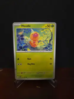 Pokemon Weedle 013/165 Common Scarlet and Violet 151 Pokemon Card - Image 1