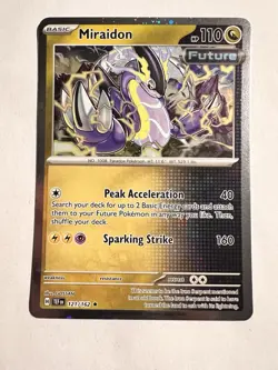 Miraidon 121/162 Pokemon Temporal Forces - Cosmos Holo -Rare TCG - Image 1