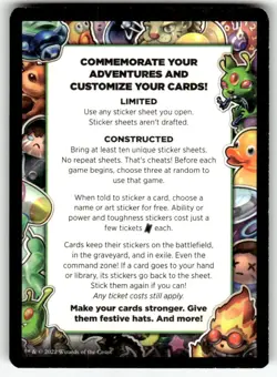 MTG Unfinity Sticker Sheet - Vampire / Champion / Fury #043 - Image 2