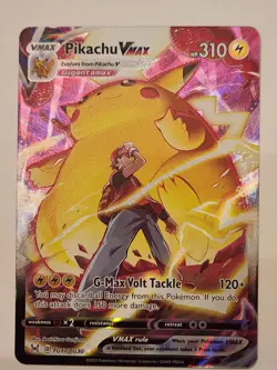 Pokemon TCG Pikachu VMAX TG17/TG30 NM Trainer Art Lost Origin Full Art - Image 1