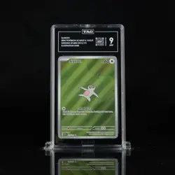 Pokemon Slakoth Surging Sparks 212/191 Holo Illustration Rare TAG 9 - Image 1
