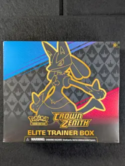 Pokemon TCG Crown Zenith Elite Trainer Box ETB New Factory Sealed - Image 1