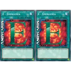 2x E - EMERGENZA • (E - Emergency Call) • Comune • LDS3 IT108 • 1Ed • Yugioh! - Image 1