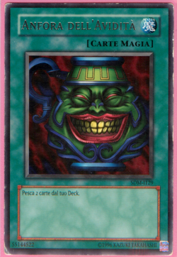 ANFORA DELL'AVIDITA • (Pot Of Greed) • Rara • SDM IT129 • Unl • Yugioh ANDYCARDS - Image 1