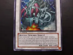 Yugioh - Cosmic Fortress Gol'gar CRMS-EN044 Ultra Rare 1st Edition - Image 3