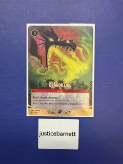 Dragon Fire DLC Non-foil Challenge Promo Disney Lorcana 9/C2 - Image 1