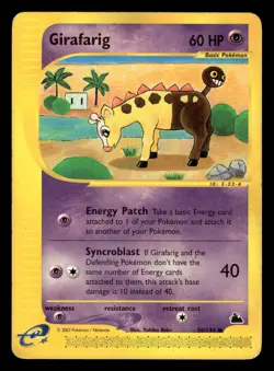 Girafarig 58/144 Common Skyridge Set Pokemon Card - Image 1