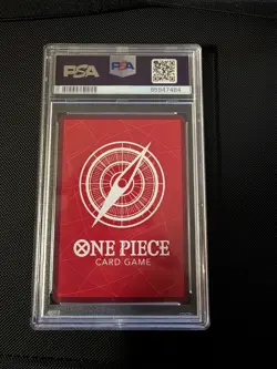 One Piece Card Game Monkey D. Luffy ST13-003 Alt Art Leader Foil PSA 10 - Image 2