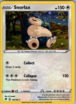 Snorlax - (Cosmos Holo) 141/192 Promo Miscellaneous Cards & Products NM - Image 1