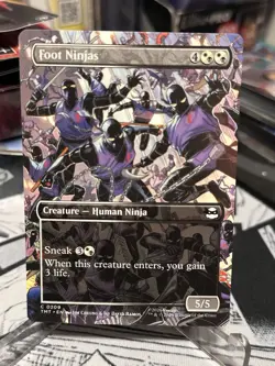 1x Foot Ninjas - Extended Art NM Eng MTG - MTG TMNT - Image 1