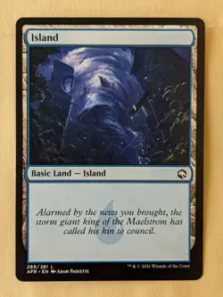 ISLAND BASIC LAND-MTG: ADVENTURES IN THE FORGOTTEN REALMS-269/281 - Image 1