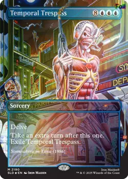 Temporal Trespass (Rainbow Foil) 2190 Secret Lair Drop Series NM EN - Image 1