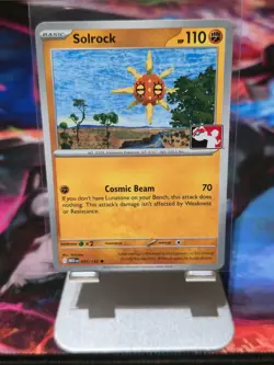 Solrock 075/132 Non-Holo Play! Pokemon Prize Pack Series 8 Stamped (NM) - Image 1