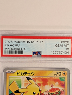 Pikachu 20/M-P Japanese McDonald’s Promo – PSA 10 GEM MINT Pokemon - Image 3