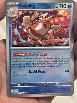 Pokemon TCG Seaking Master Ball Pattern 021/131 SV Prismatic Evolutions - Image 3