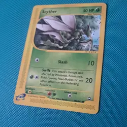 Scyther 106/147 Acropolis Base 2002 Rare E-Reader Pokemon card Expedition - Image 2