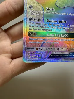 Umbreon GX 154/149 Sun & Moon Base Set Secret Rainbow Rare NM-MINT Pokemon Card - Image 4