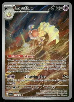 Pokemon Cards Espathra 197/182 Paradox Rift Illustration Rare NM - Image 1