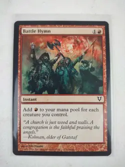 Battle Hymn - Avacyn Restored AVR Magic the Gathering MTG - NM+ - Image 1