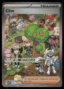 Pokemon Cards Clive 236/091 Paldean Fates Special Illustration Rare NM - Image 1