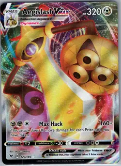 Aegislash VMAX 127/185 SWSH04: Vivid Voltage - Pokemon Card - NM - Image 1