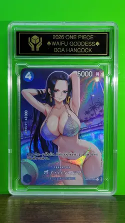 BOA HANCOCK Waifu Goddess Prismatic Refractor Card CUSTOM MADE Black Label - Image 1