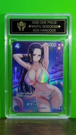 BOA HANCOCK Waifu Goddess Prismatic Refractor Card CUSTOM MADE Black Label - Image 2