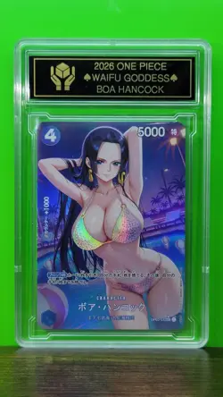 BOA HANCOCK Waifu Goddess Prismatic Refractor Card CUSTOM MADE Black Label - Image 3
